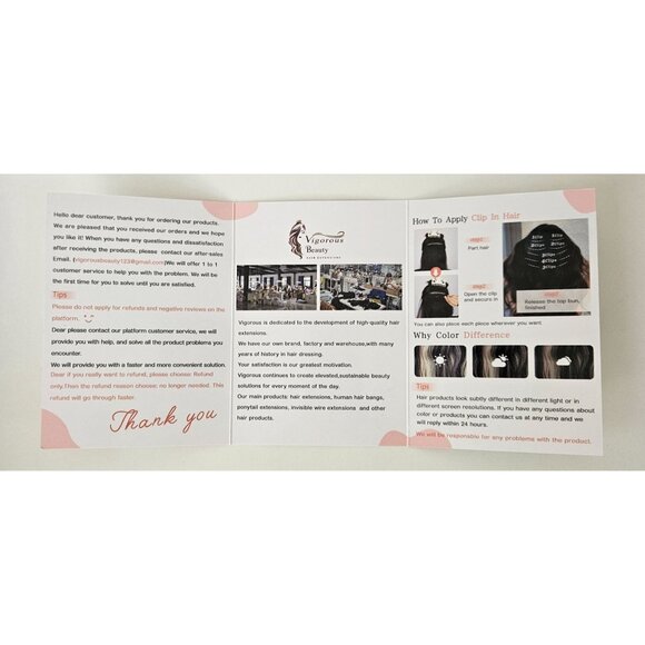 Vigorous Womens 7 Pcs Long Wavy Clip-In Hair Extensions Dark Brown 20 Inch D279 - Picture 9 of 10